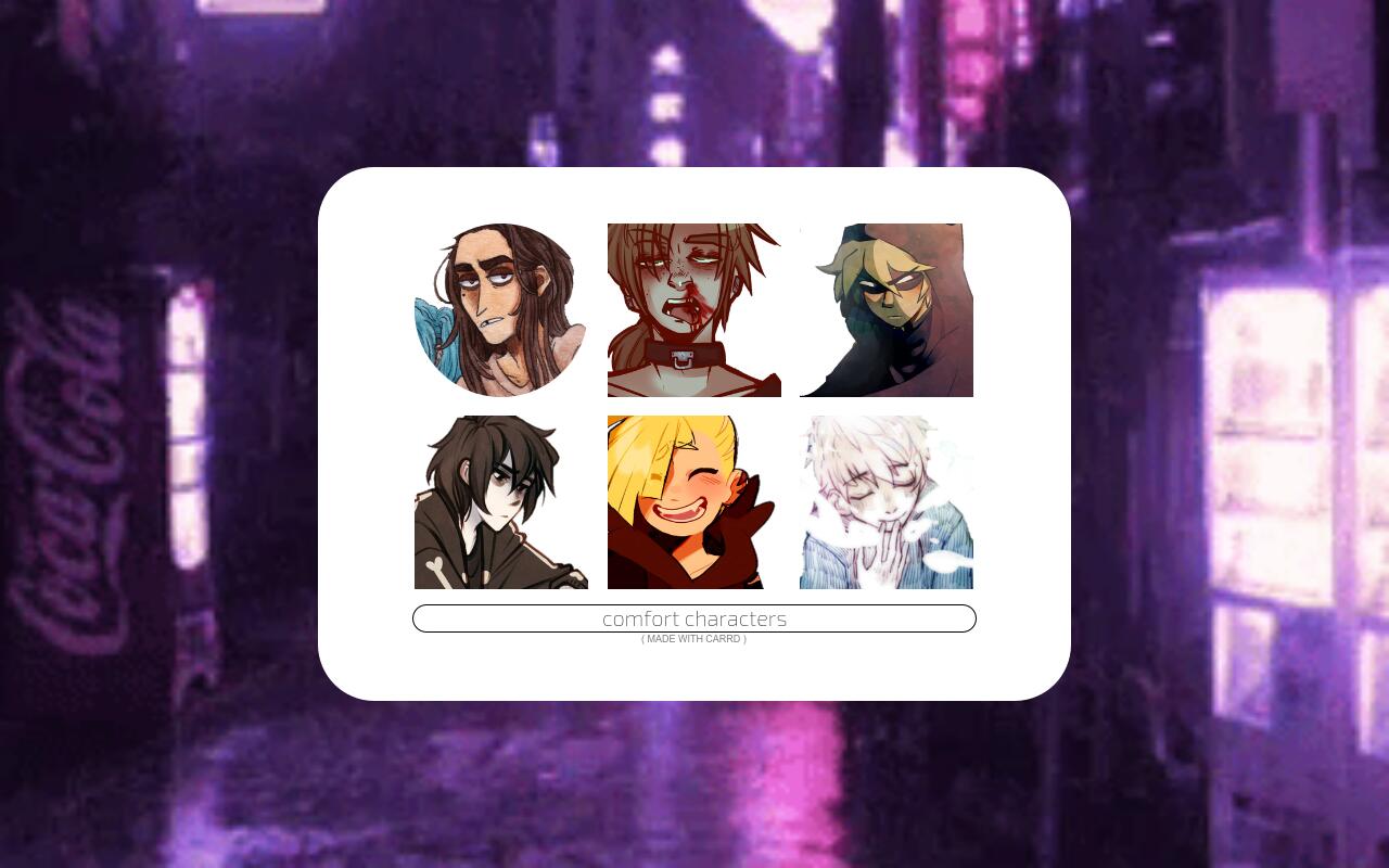 Carrd profile picture for @strangle
